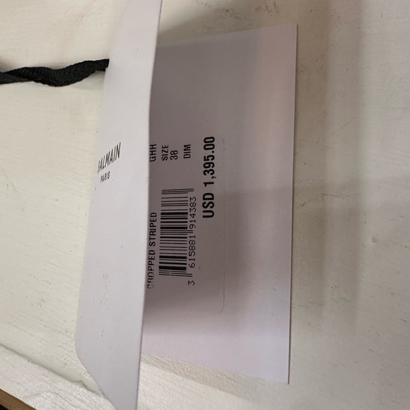 Balmain Striped Crop Top - Picture 7 of 8